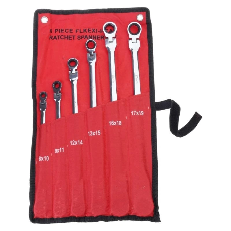 Flex-Head Ratcheting Wrench Set 8-19mm Metric for CR-V Quick Access Spanner 8mm 9mm 10mm 11mm 12mm 13mm 14mm 15mm 16mm 1
Flex-Head Ratcheting Wrench Set 8-19mm Metric for CR-V Quick Access Spanner 8mm 9mm 10mm 11mm 12mm 13mm 14mm 15mm 16mm 1