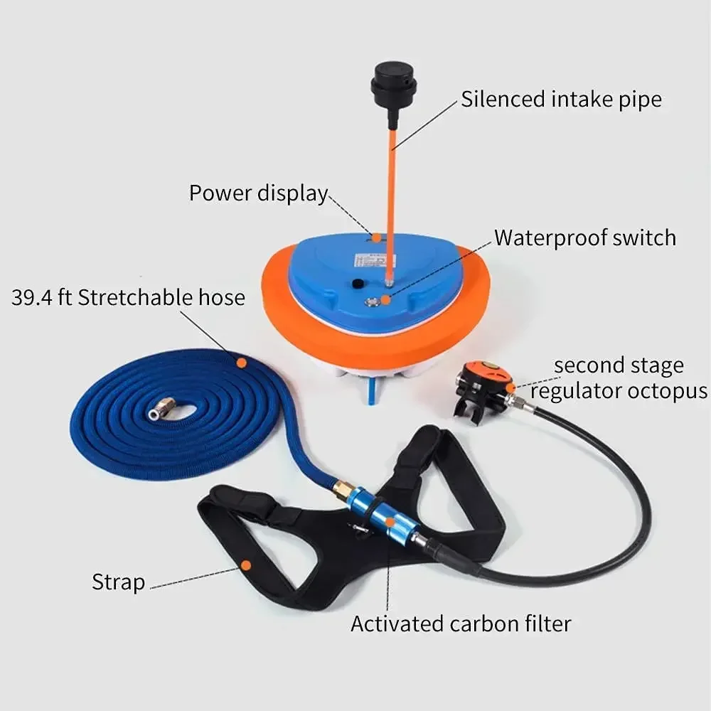 Hot Sell Z270 3.5 Hours 10 Meters Diving Equipment Mini Hookah Diving Compressor With Scuba Diving
Hot Sell Z270 3.5 Hours 10 Meters Diving Equipment Mini Hookah Diving Compressor With Scuba Diving