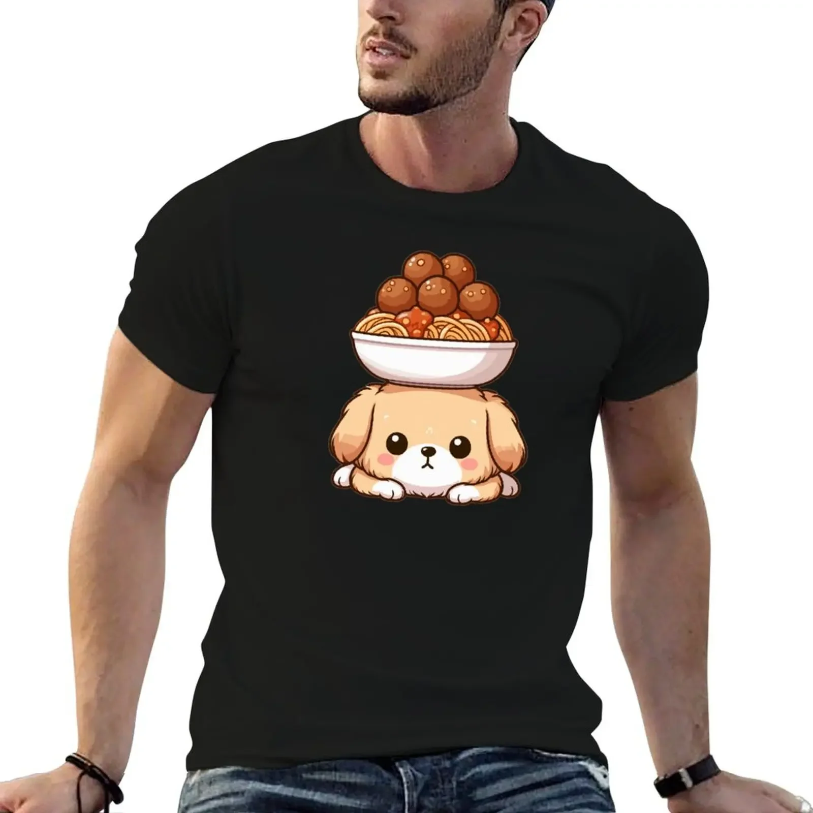 Dog With Spaghetti On It’s Head T-Shirt graphic t shirts Short sleeve tee blacks mens t shirts casual stylish
Dog With Spaghetti On It’s Head T-Shirt graphic t shirts Short sleeve tee blacks mens t shirts casual stylish