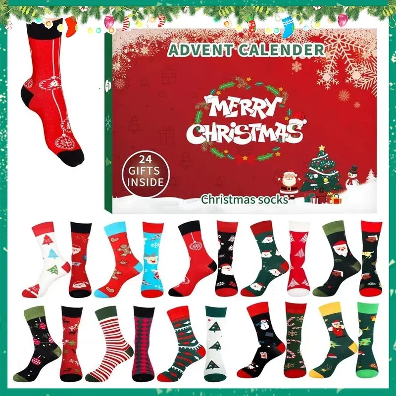 Christmas Stocking Advent Calendar Funny Christmas Stockings 24 Days Advent Day Countdown Gift Box Socks Christmas Pattern Gifts
Christmas Stocking Advent Calendar Funny Christmas Stockings 24 Days Advent Day Countdown Gift Box Socks Christmas Pattern Gifts