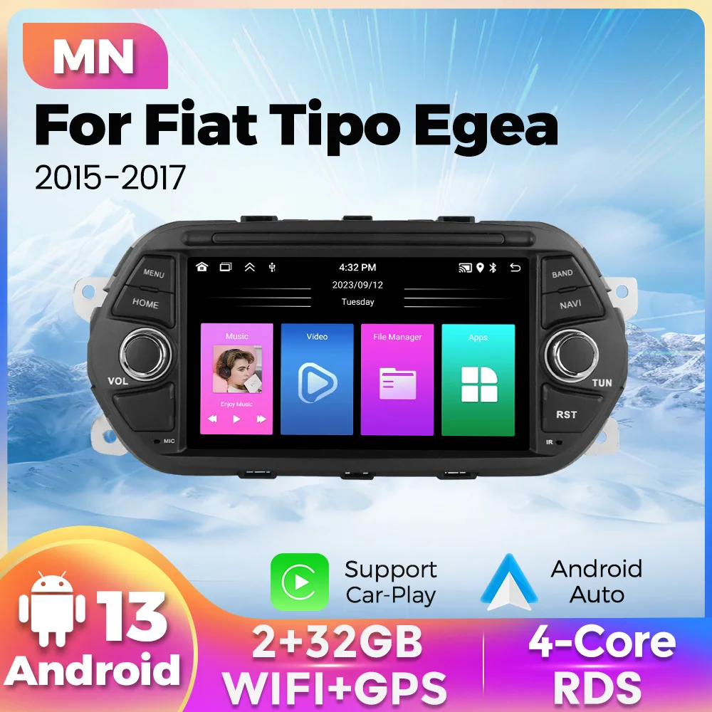 Carplay Autoradio For FIAT TIPO EGEA 2015 2016 2017 Car Radio Multimedia Video Player Navigation GPS Android Auto Stereo Audio
Carplay Autoradio For FIAT TIPO EGEA 2015 2016 2017 Car Radio Multimedia Video Player Navigation GPS Android Auto Stereo Audio