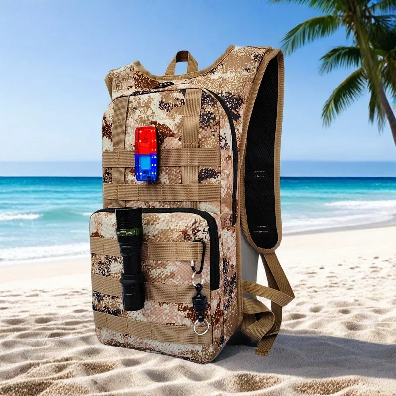 Outdoor Hydration Backpack with Large Water Bladder for Cycling, Multi-Functional Hiking Backpack Tactical Camping Rucksack
Outdoor Hydration Backpack with Large Water Bladder for Cycling, Multi-Functional Hiking Backpack Tactical Camping Rucksack