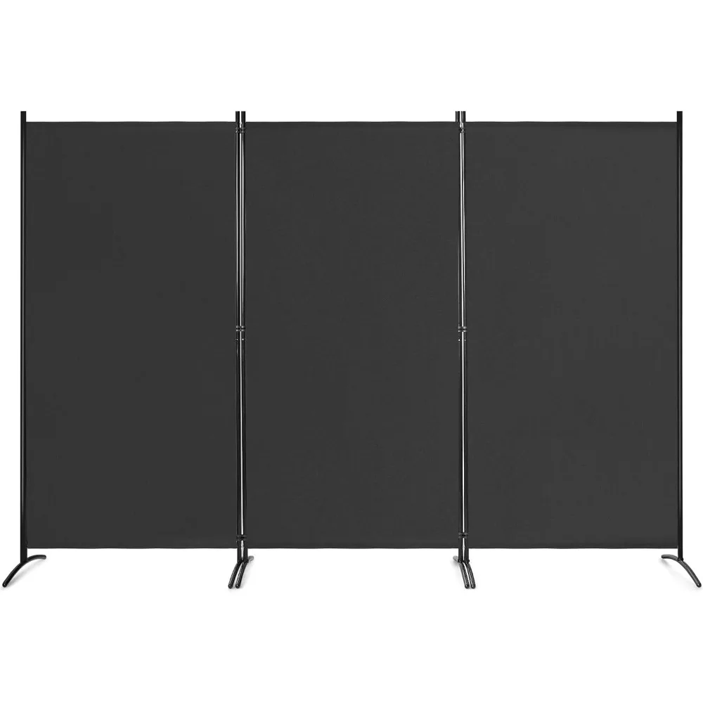 6 Ft Tall 3 Panel Room Divider Black, Lightweight Portable Folding Privacy Screen, Freestanding Partition Wall Divider
6 Ft Tall 3 Panel Room Divider Black, Lightweight Portable Folding Privacy Screen, Freestanding Partition Wall Divider