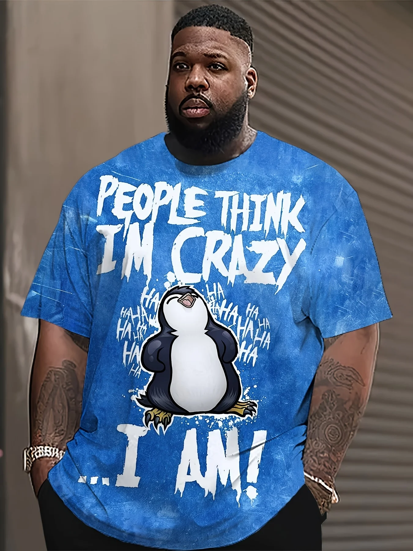 Summer Large Size Men's Penguin Printed 3D Printed Round Neck T-Shirt Outdoor Casual Quick Drying T-Shirt Breathable and Light
Summer Large Size Men's Penguin Printed 3D Printed Round Neck T-Shirt Outdoor Casual Quick Drying T-Shirt Breathable and Light