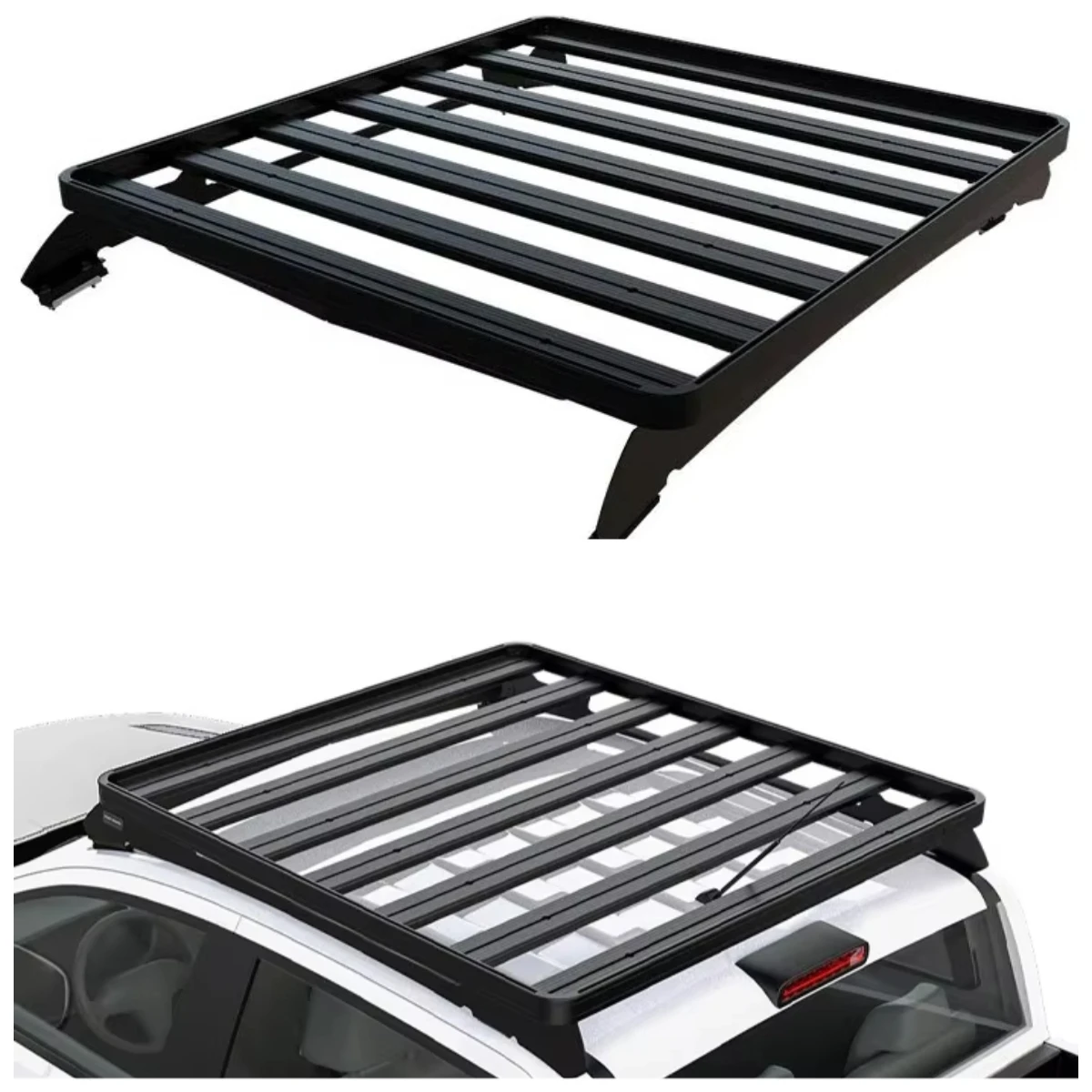 High Quality Aluminum Alloy and Steel Roof Basket Heavy-duty Roof Rack for Ford Ranger T6 2012-2022 Luggage Rack
High Quality Aluminum Alloy and Steel Roof Basket Heavy-duty Roof Rack for Ford Ranger T6 2012-2022 Luggage Rack