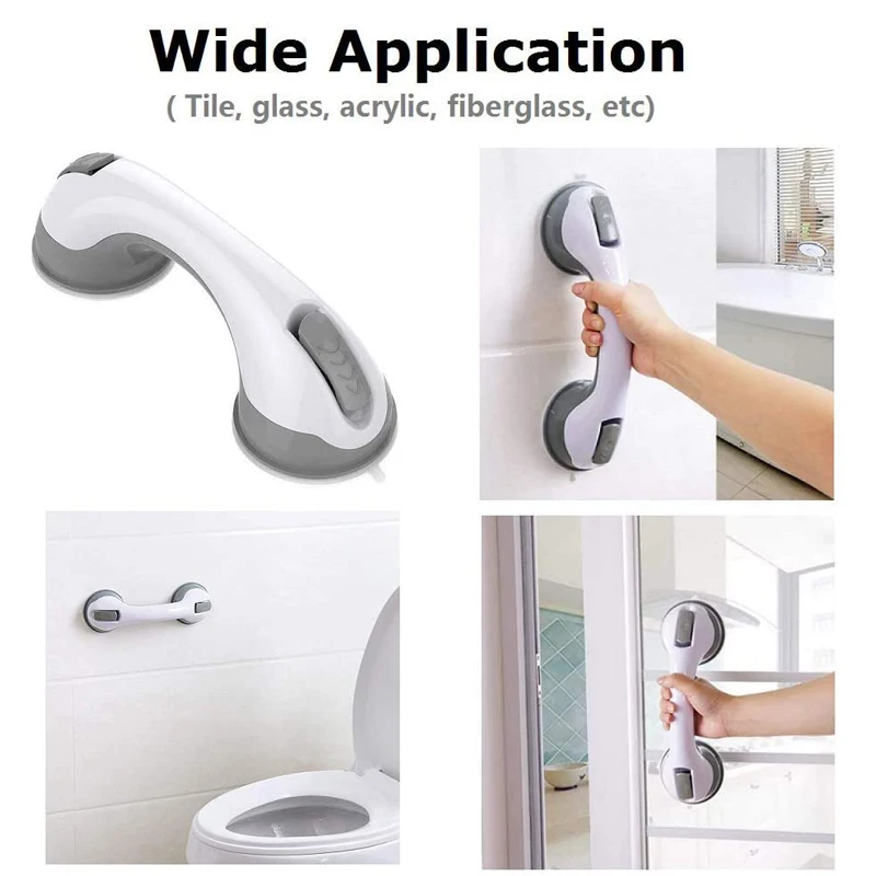 Bathroom Armrest, Shower Handle, Pull Rod, Super Grip, Double Lock, Safety Suction Cup, Toilet, Anti Slip Bracket for Bathroom
Bathroom Armrest, Shower Handle, Pull Rod, Super Grip, Double Lock, Safety Suction Cup, Toilet, Anti Slip Bracket for Bathroom