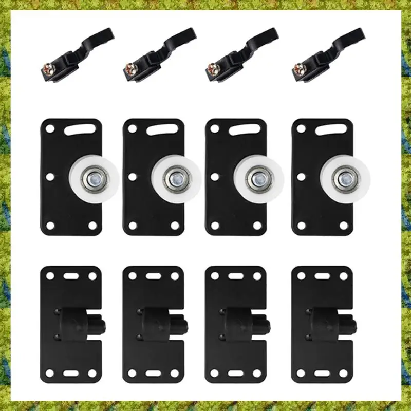 UISN 4Pcs/Set Iron Wardrobe Door Wheel Cabinet Wheel Cabinet Sliding Door Roller Set Drawer Door Pulley 3.3X1.8X0.1Inch
UISN 4Pcs/Set Iron Wardrobe Door Wheel Cabinet Wheel Cabinet Sliding Door Roller Set Drawer Door Pulley 3.3X1.8X0.1Inch