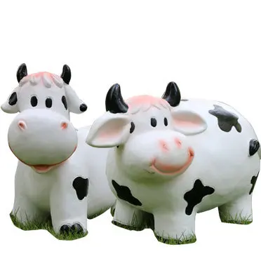 Simulation cow sculpture, large outdoor garden cartoon cow ornament, fiberglass animal garden landscape decoration
Simulation cow sculpture, large outdoor garden cartoon cow ornament, fiberglass animal garden landscape decoration