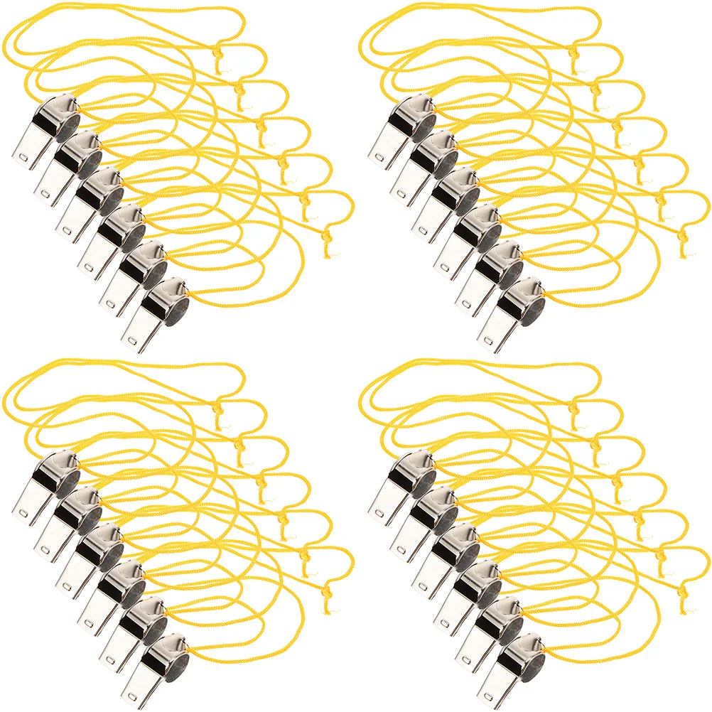 24Pcs Metal Whistles Portable Loud Referee Coaches Survival Gym Emergency Keychain Decor Referee Whistle Whistles Bulk
24Pcs Metal Whistles Portable Loud Referee Coaches Survival Gym Emergency Keychain Decor Referee Whistle Whistles Bulk