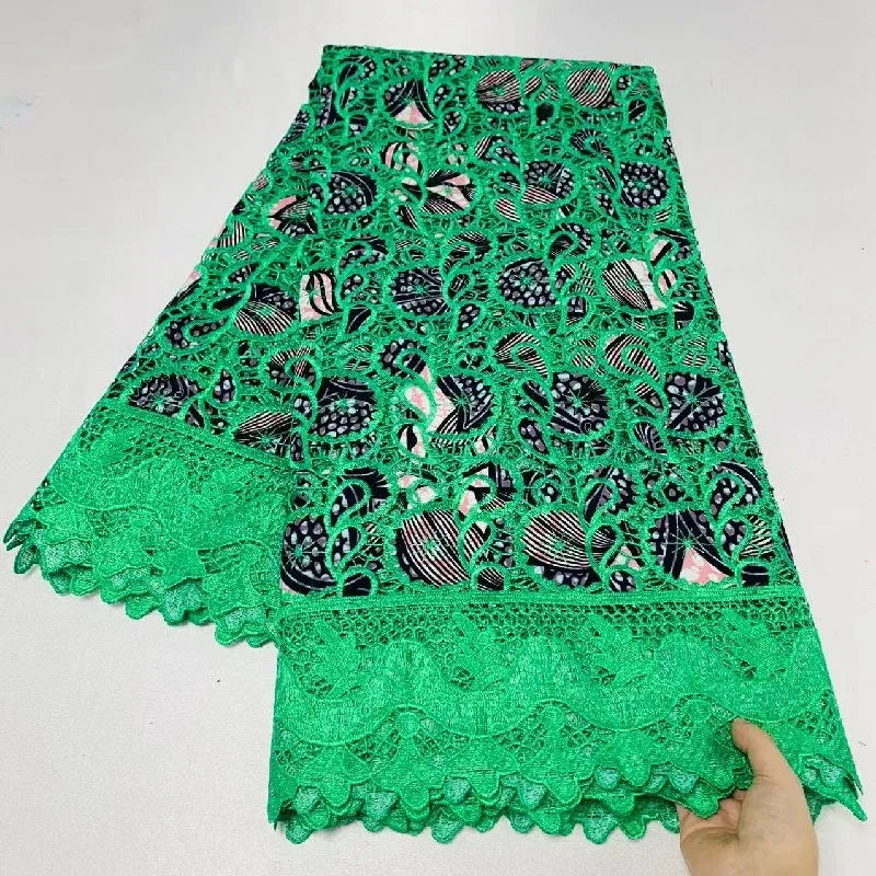 5 Y High Huality Ankara Fabric African Real Guipure Lace Wax Print 100% Cotton Soft Tissus Embroidery For Sewing Material K80905
5 Y High Huality Ankara Fabric African Real Guipure Lace Wax Print 100% Cotton Soft Tissus Embroidery For Sewing Material K80905