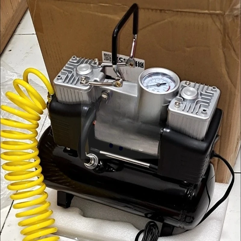 Brand new 2.5L/4L/6L 12V 220V Portable Silent Oil-free Air Compressor Car Tire Inflator Pump, Home Use Available
Brand new 2.5L/4L/6L 12V 220V Portable Silent Oil-free Air Compressor Car Tire Inflator Pump, Home Use Available