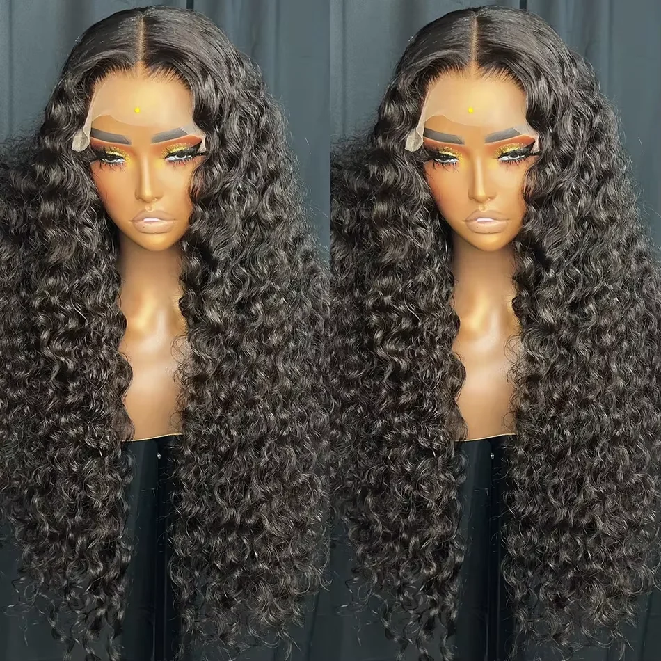 200% Density Deep Wave 13x4 13x6 Transparent Lace Frontal Wig Human Hair Kinky Curly 4x4 Lace Closure Wigs For Black Women
200% Density Deep Wave 13x4 13x6 Transparent Lace Frontal Wig Human Hair Kinky Curly 4x4 Lace Closure Wigs For Black Women