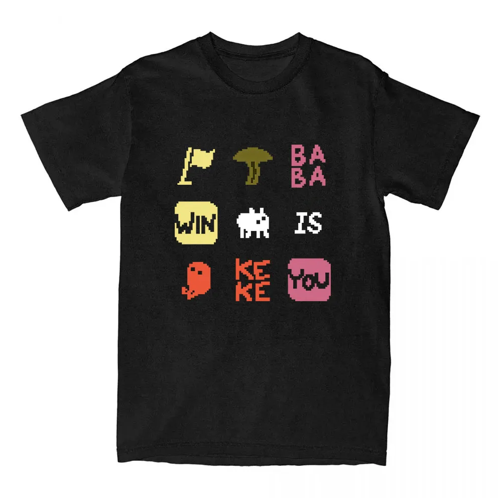 Baba Is You Game Graphic T-shirt Cotton Short Sleeve Women/Men Tshirts Casual Loose Summer O-neck Print T Shirt Streetwear Tees
Baba Is You Game Graphic T-shirt Cotton Short Sleeve Women/Men Tshirts Casual Loose Summer O-neck Print T Shirt Streetwear Tees