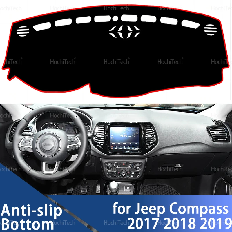 Dashboard Cover Avoid Light Anti-Slip Anti-dirty Mat Pad Sunshade Dashmat Protect for Jeep Compass 2017 2018 2019 LHD RHD
Dashboard Cover Avoid Light Anti-Slip Anti-dirty Mat Pad Sunshade Dashmat Protect for Jeep Compass 2017 2018 2019 LHD RHD