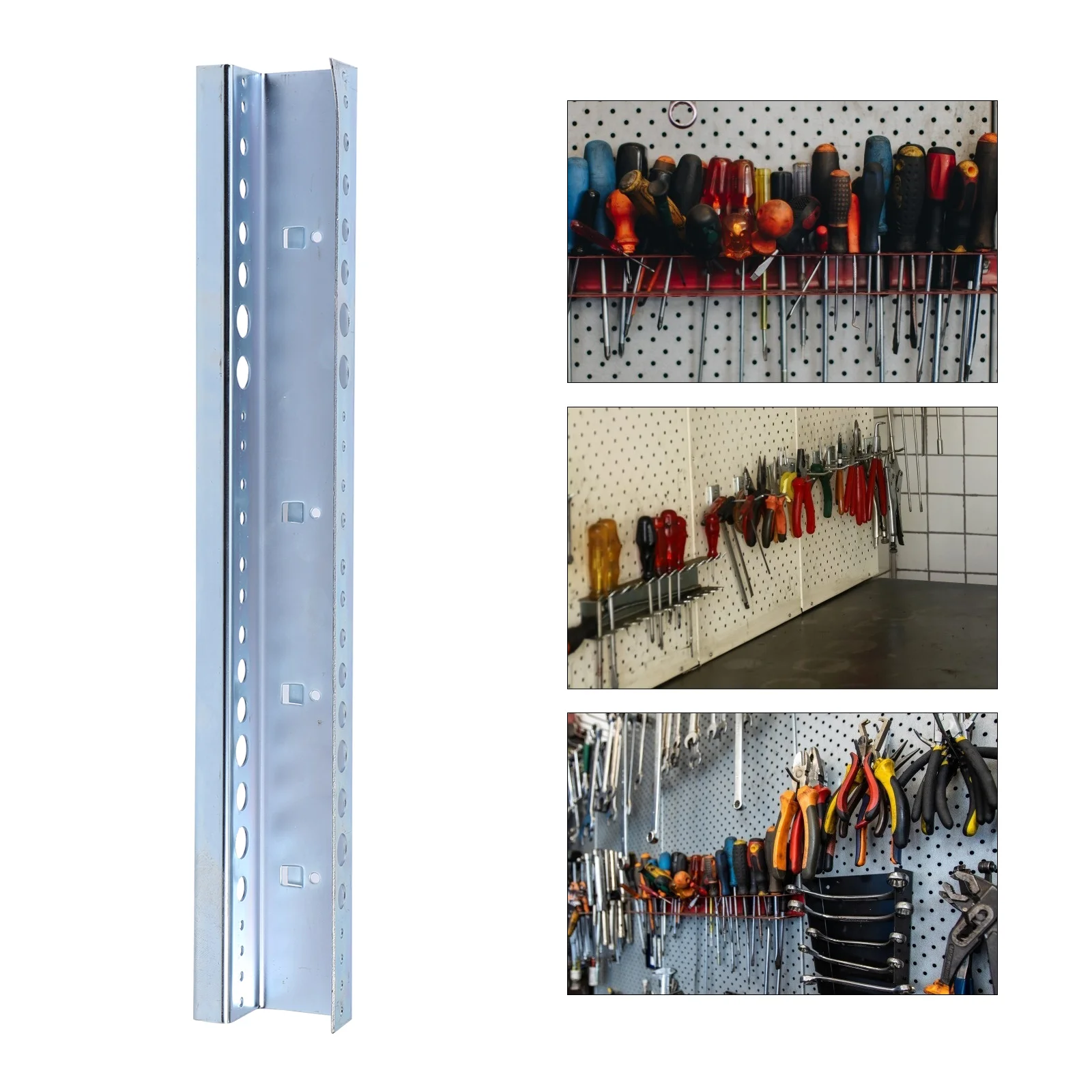 HeavyDuty Pegboard Rack AlloySteel WallMounted Tool ganizer HooksHoles Workshop Garage H Tools Accessories SmallParts Storage
HeavyDuty Pegboard Rack AlloySteel WallMounted Tool ganizer HooksHoles Workshop Garage H Tools Accessories SmallParts Storage