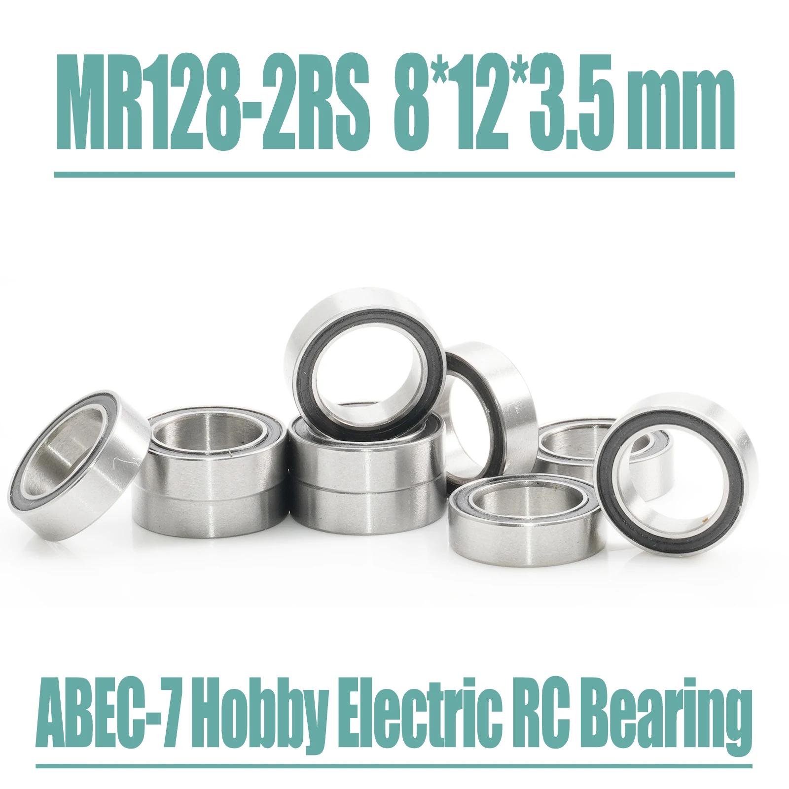 MR128RS Bearing 10PCS 8x12x3.5 mm ABEC-7 Hobby Electric RC Car Truck MR128 RS 2RS Ball Bearings MR128-2RS Black Sealed
MR128RS Bearing 10PCS 8x12x3.5 mm ABEC-7 Hobby Electric RC Car Truck MR128 RS 2RS Ball Bearings MR128-2RS Black Sealed
