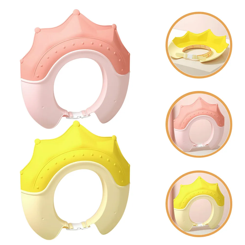 2Pcs Baby Shower Cap Soft Smooth Cartoon Design for Toddler Bathing Protects Eyes Ears during Haircuts and Shampoo
2Pcs Baby Shower Cap Soft Smooth Cartoon Design for Toddler Bathing Protects Eyes Ears during Haircuts and Shampoo