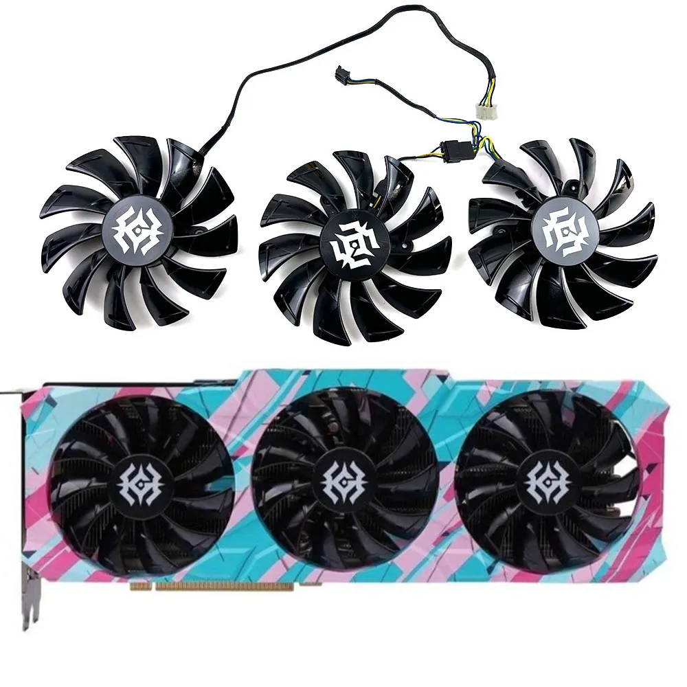 NEW 3FAN/SET RTX 3070 3080 X-GAMING OC FAN For ZOTAC RTX 3060TI 3070 3070TI 3080 3080TI 3090 X-GAMING OC Video card cooling fan
NEW 3FAN/SET RTX 3070 3080 X-GAMING OC FAN For ZOTAC RTX 3060TI 3070 3070TI 3080 3080TI 3090 X-GAMING OC Video card cooling fan