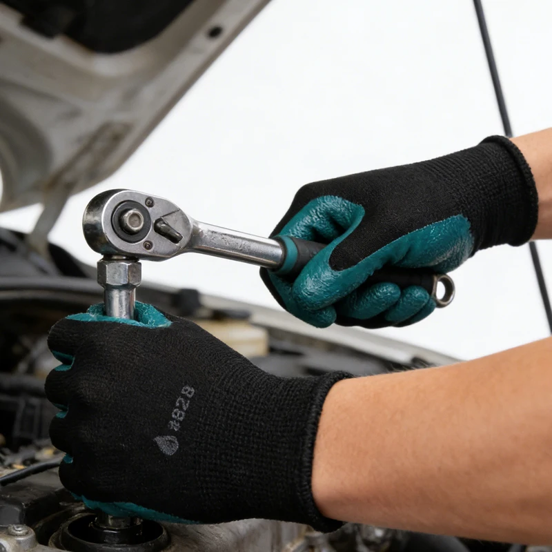 12pcs Black and Green Dipped Work Gloves Durable Safety Gloves Construction Work Breathable Knit Work Gloves with Textured Palm
12pcs Black and Green Dipped Work Gloves Durable Safety Gloves Construction Work Breathable Knit Work Gloves with Textured Palm