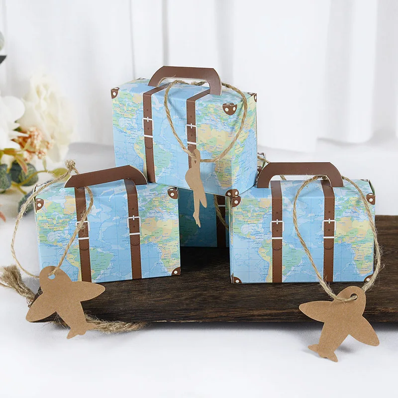 5/10pc Airplane Label Card Mini Suitcase Candy Box World Map Pattern DIY Wedding Souvenirs Travel Kit Gift Box Party Table Decor
5/10pc Airplane Label Card Mini Suitcase Candy Box World Map Pattern DIY Wedding Souvenirs Travel Kit Gift Box Party Table Decor