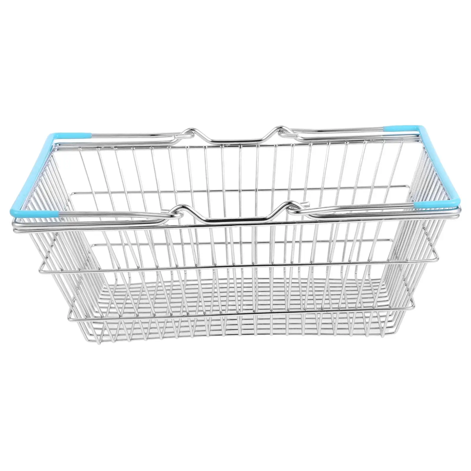 Simulated Shopping Basket Mini Toy Groceries Sky Blue Iron Storage Baskets Portable Size Material Multifunctional Kids
Simulated Shopping Basket Mini Toy Groceries Sky Blue Iron Storage Baskets Portable Size Material Multifunctional Kids
