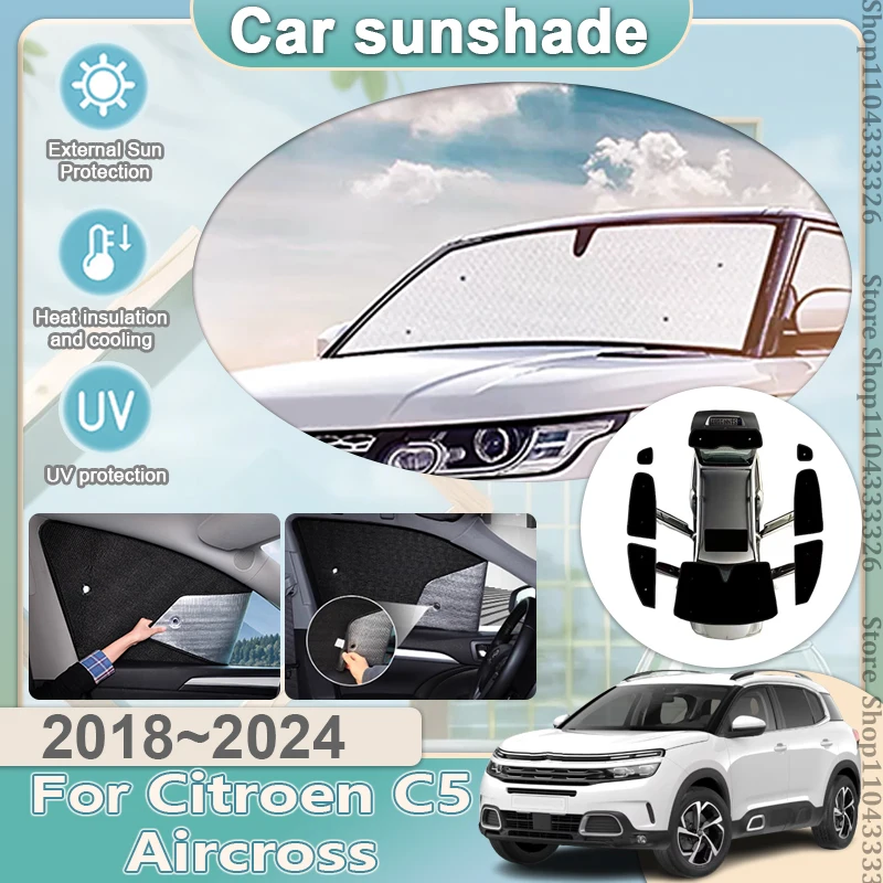 Для Citroen C5 Aircross 2018 2019 2020 2021 2022 2023 2024 Полное покрытие Солнцезащитные козырьки Отражатель Козырек Солнцезащитный экран Окно Инструмент
Для Citroen C5 Aircross 2018 2019 2020 2021 2022 2023 2024 Полное покрытие Солнцезащитные козырьки Отражатель Козырек Солнцезащитный экран Окно Инструмент
