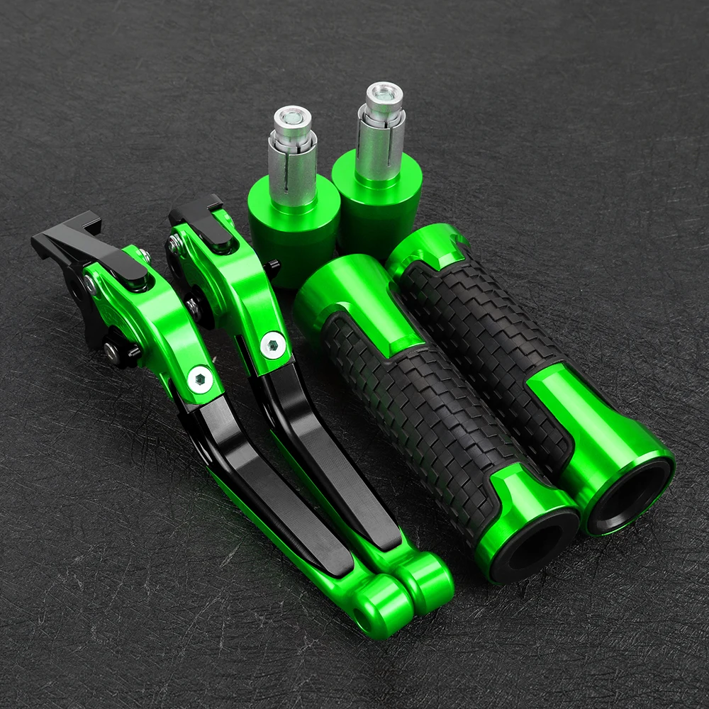 Motorcycle Accessories CNC Adjustable Brake Clutch Levers Handbar End Grips FOR KAWASAKI ER6N ER-6N ER 6N 2004 2006 2007 2008
Motorcycle Accessories CNC Adjustable Brake Clutch Levers Handbar End Grips FOR KAWASAKI ER6N ER-6N ER 6N 2004 2006 2007 2008