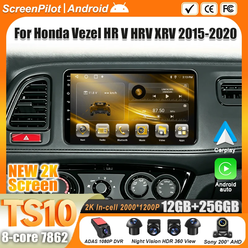 Android 16 for Honda Vezel HR V HRV XRV 2015 2016 2017 2018 2019 2020 Car Radio Multimedia Video Player Carplay Touch Screen
Android 16 for Honda Vezel HR V HRV XRV 2015 2016 2017 2018 2019 2020 Car Radio Multimedia Video Player Carplay Touch Screen