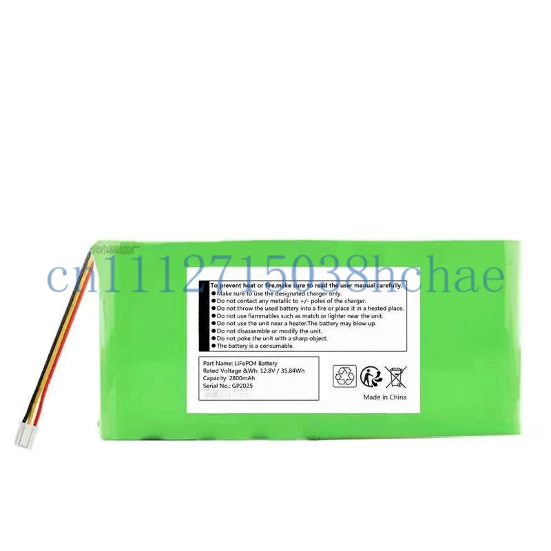12.8v 35.84Wh 2800mAh is suitable for RYDIS MR6500 robot vacuum cleaner battery
12.8v 35.84Wh 2800mAh is suitable for RYDIS MR6500 robot vacuum cleaner battery