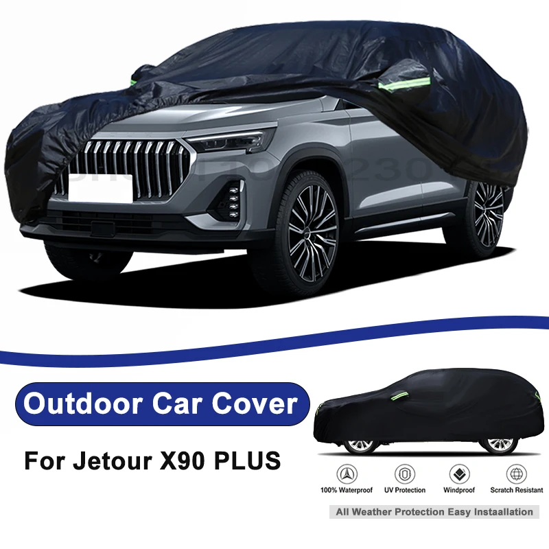 Outdoor Full Car Cover For Jetour X90 PLUS with Reflective Strips Waterproof Snowproof Dustproof UV Protection Auto Accessory
Outdoor Full Car Cover For Jetour X90 PLUS with Reflective Strips Waterproof Snowproof Dustproof UV Protection Auto Accessory