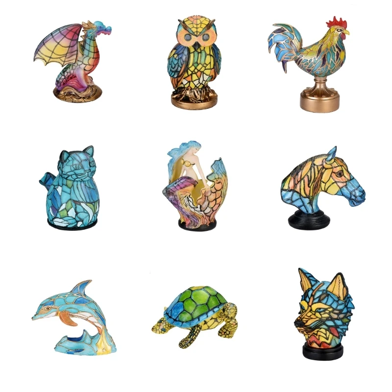 Colored Glass Animal Series Table Night Light Resin Stained Table Lamp Resin Animal Home Bedroom Decoration Dropship
Colored Glass Animal Series Table Night Light Resin Stained Table Lamp Resin Animal Home Bedroom Decoration Dropship