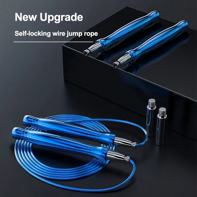 Automatic Locking Bearing Steel Wire Jump Rope Aluminum Alloy Racing Sports Training Jump Rope Men And Women Fitness Equipment
Automatic Locking Bearing Steel Wire Jump Rope Aluminum Alloy Racing Sports Training Jump Rope Men And Women Fitness Equipment