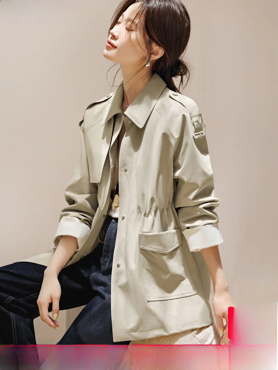 Легкая ветровка Mehan Ches Briti Sle, длинное лоскутное пальто с завязкой на талии, корейское свободное пальто из полиэфирного волокна
Легкая ветровка Mehan Ches Briti Sle, длинное лоскутное пальто с завязкой на талии, корейское свободное пальто из полиэфирного волокна