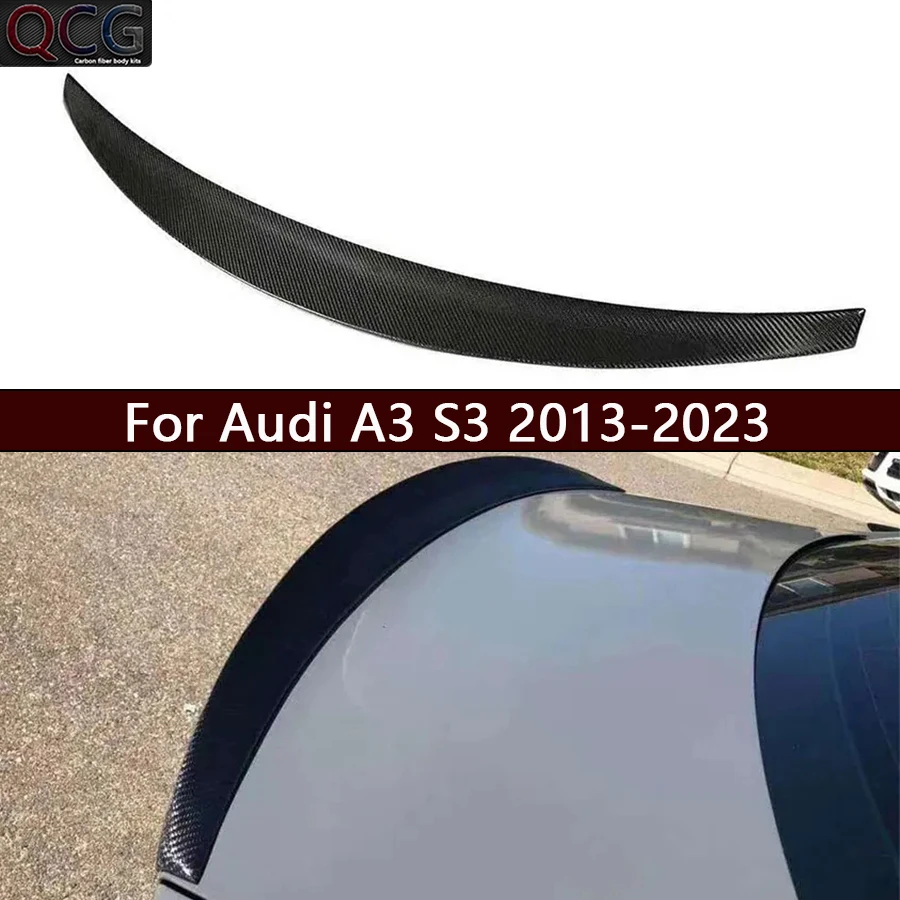 Для Audi A3 S3 2013-2023: карбоновые задние спойлеры-плавники, дефлекторы багажника, направляющие крылья, аксессуары для тюнинга кузова автомобиля
Для Audi A3 S3 2013-2023: карбоновые задние спойлеры-плавники, дефлекторы багажника, направляющие крылья, аксессуары для тюнинга кузова автомобиля