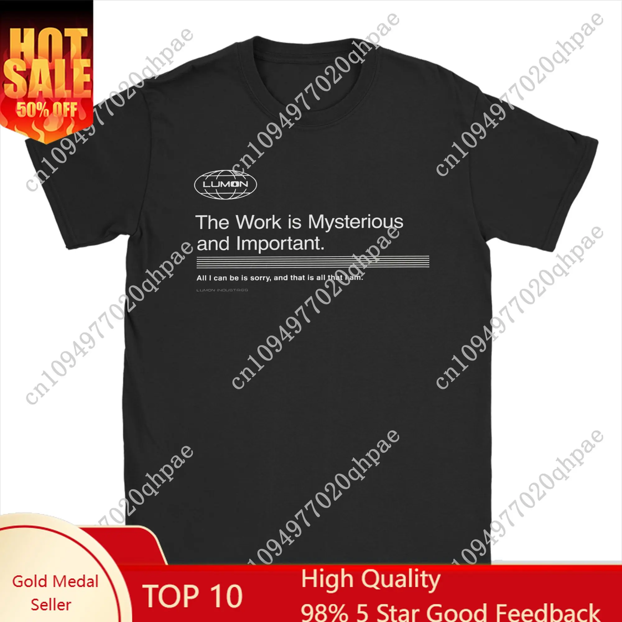 Men's Severance The Work Is Mysterious And Important T Shirt Cotton Clothes Fashion Short Sleeve Crew Neck Tees Printed T-Shirts
Men's Severance The Work Is Mysterious And Important T Shirt Cotton Clothes Fashion Short Sleeve Crew Neck Tees Printed T-Shirts
