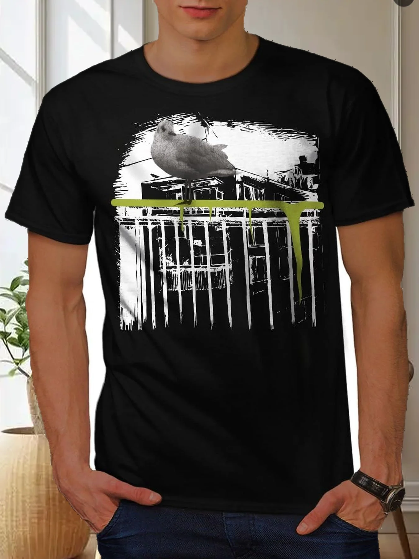 Мужская футболка Wellcoda Pigeon Bird, футболка с городским графическим принтом
Мужская футболка Wellcoda Pigeon Bird, футболка с городским графическим принтом