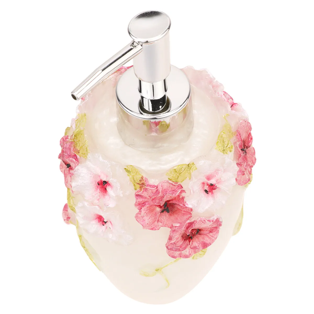 Portable Refillable Pump Bottle 300ml European Style Elegant Floral Light Green Leaves Dispenser for Body Wash Shampoo Lotion
Portable Refillable Pump Bottle 300ml European Style Elegant Floral Light Green Leaves Dispenser for Body Wash Shampoo Lotion