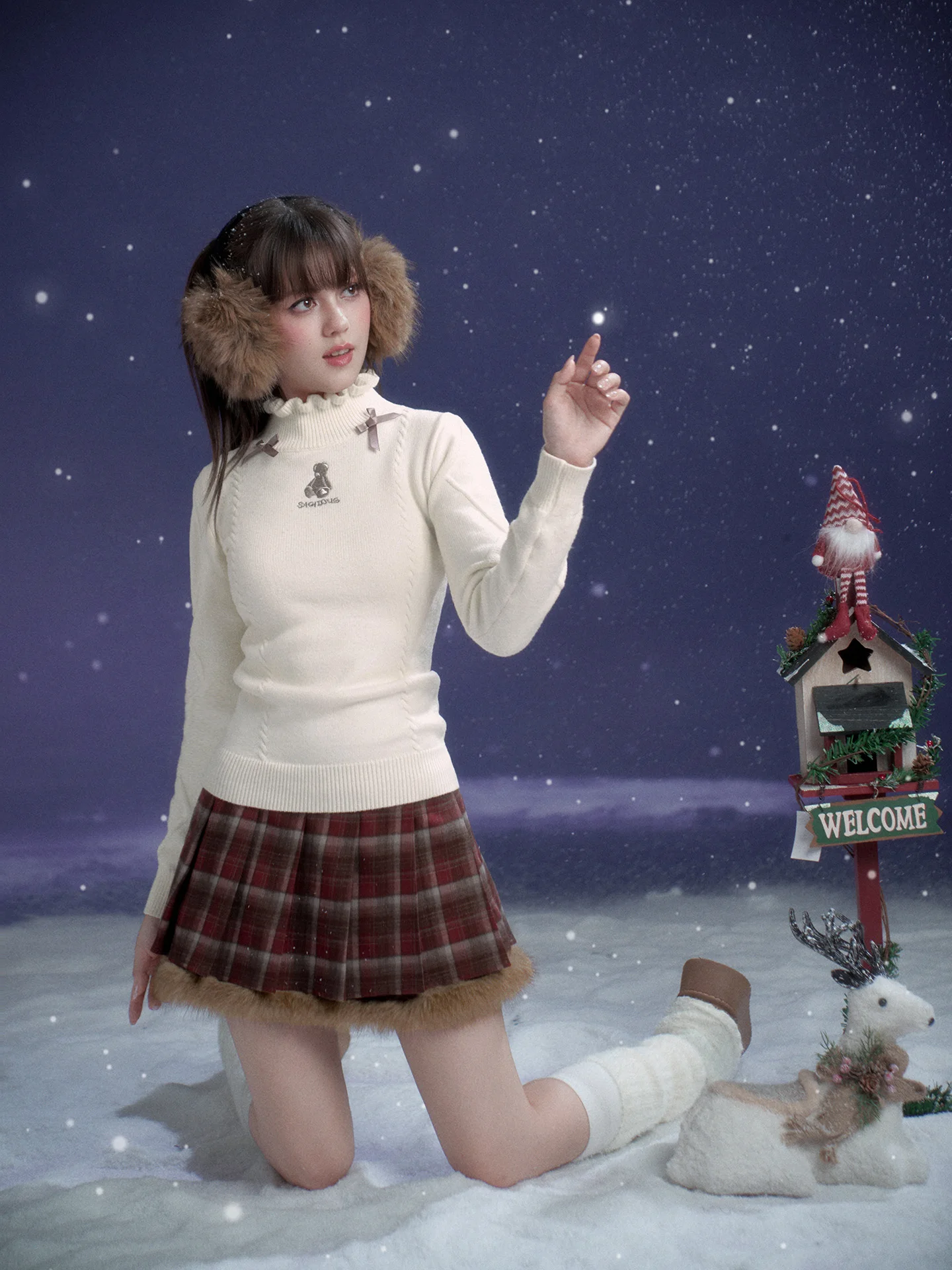 SagiDolls New Year Sweet Red Brown Plaid Skirt Date Versatile Girls Polyester No Stretch Ci Commute Casual Skirt
SagiDolls New Year Sweet Red Brown Plaid Skirt Date Versatile Girls Polyester No Stretch Ci Commute Casual Skirt