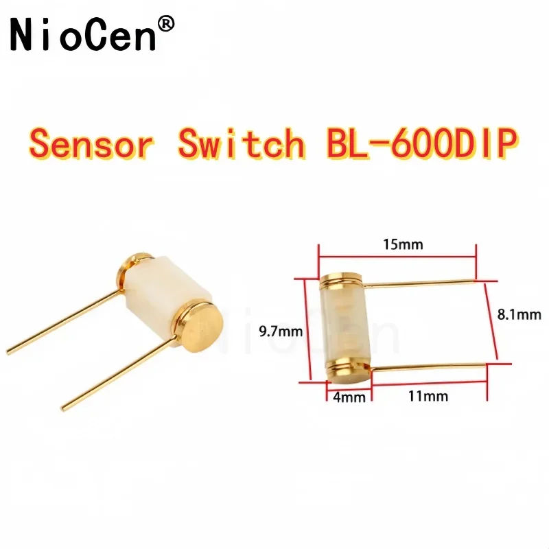 (1pcs)BL-600DIP All directional vibration sensor switch BL-600DIP vibration sensor ball pin type high sensitivity
(1pcs)BL-600DIP All directional vibration sensor switch BL-600DIP vibration sensor ball pin type high sensitivity