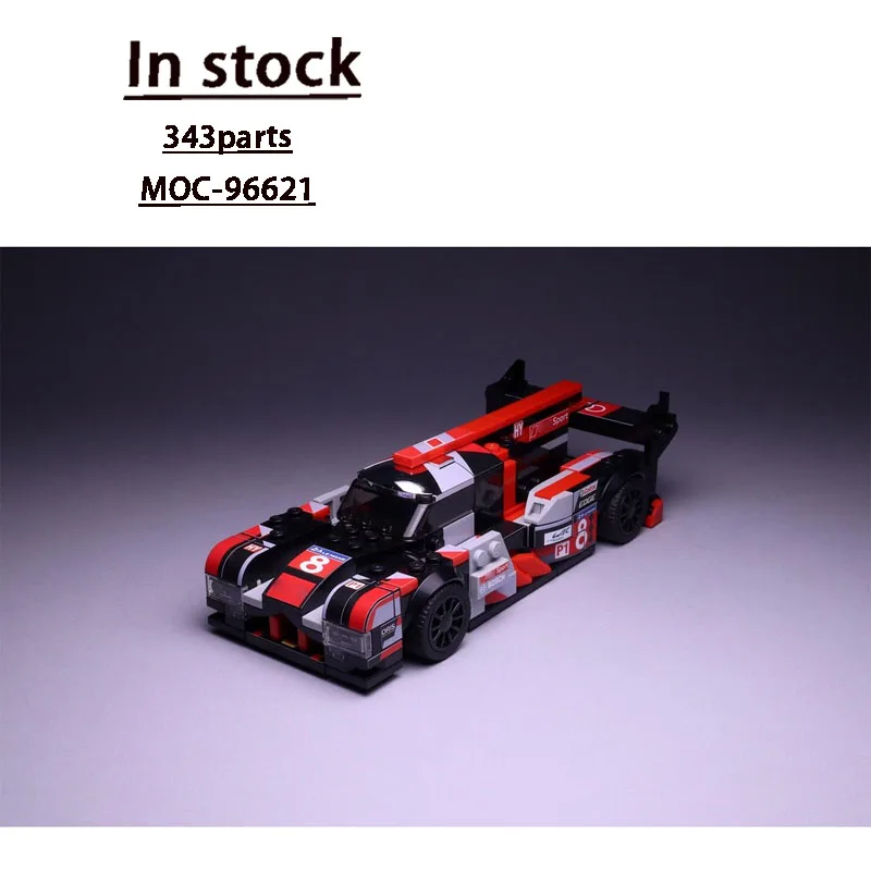 MOC-96621 New Classic R18 LMP1 Sports Car Racing Building Block Model, 343 Parts, Birthday Gift Toy for Boys and Children
MOC-96621 New Classic R18 LMP1 Sports Car Racing Building Block Model, 343 Parts, Birthday Gift Toy for Boys and Children