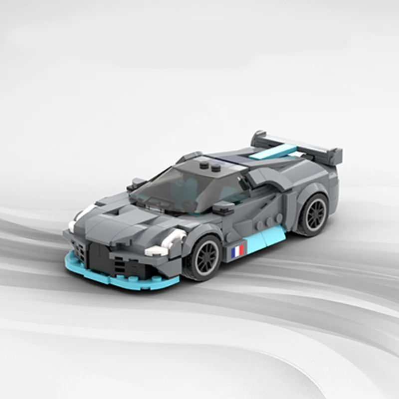 Speed Racing Car Model MOC Building Bricks Gray-Blue Hypercar Modular Technology Children Holiday Gifts Assemble Toys Suit
Speed Racing Car Model MOC Building Bricks Gray-Blue Hypercar Modular Technology Children Holiday Gifts Assemble Toys Suit