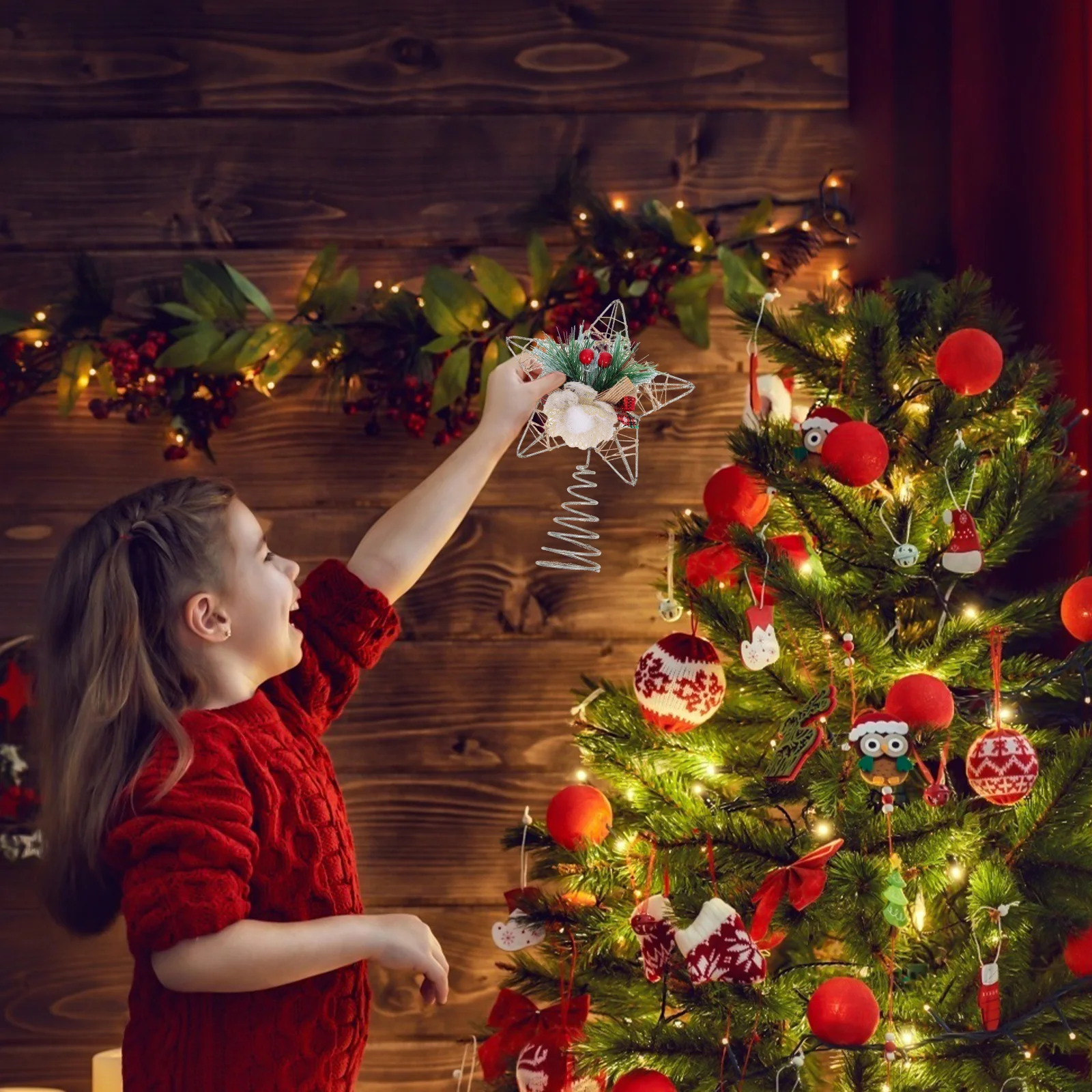 1Pcs Xmas Tree Topper Star Decorative Christmas Tree Decor Hollow-Out Festival Ornament Adornment Xmas Adornment
1Pcs Xmas Tree Topper Star Decorative Christmas Tree Decor Hollow-Out Festival Ornament Adornment Xmas Adornment