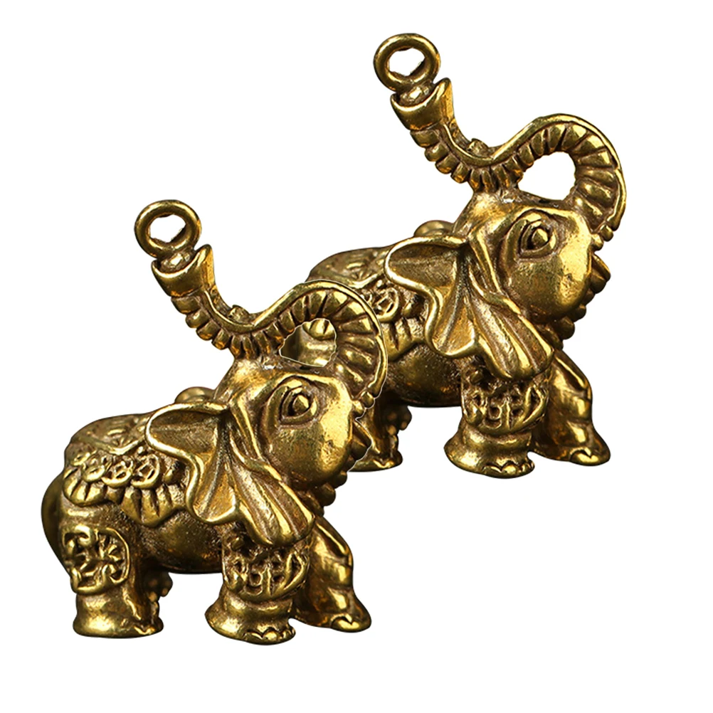 2pcs Key Pendant Chinese Style Elephant Shape Solid Brass Keychain Durable Lightweight Gift Jewelry Accessories
2pcs Key Pendant Chinese Style Elephant Shape Solid Brass Keychain Durable Lightweight Gift Jewelry Accessories