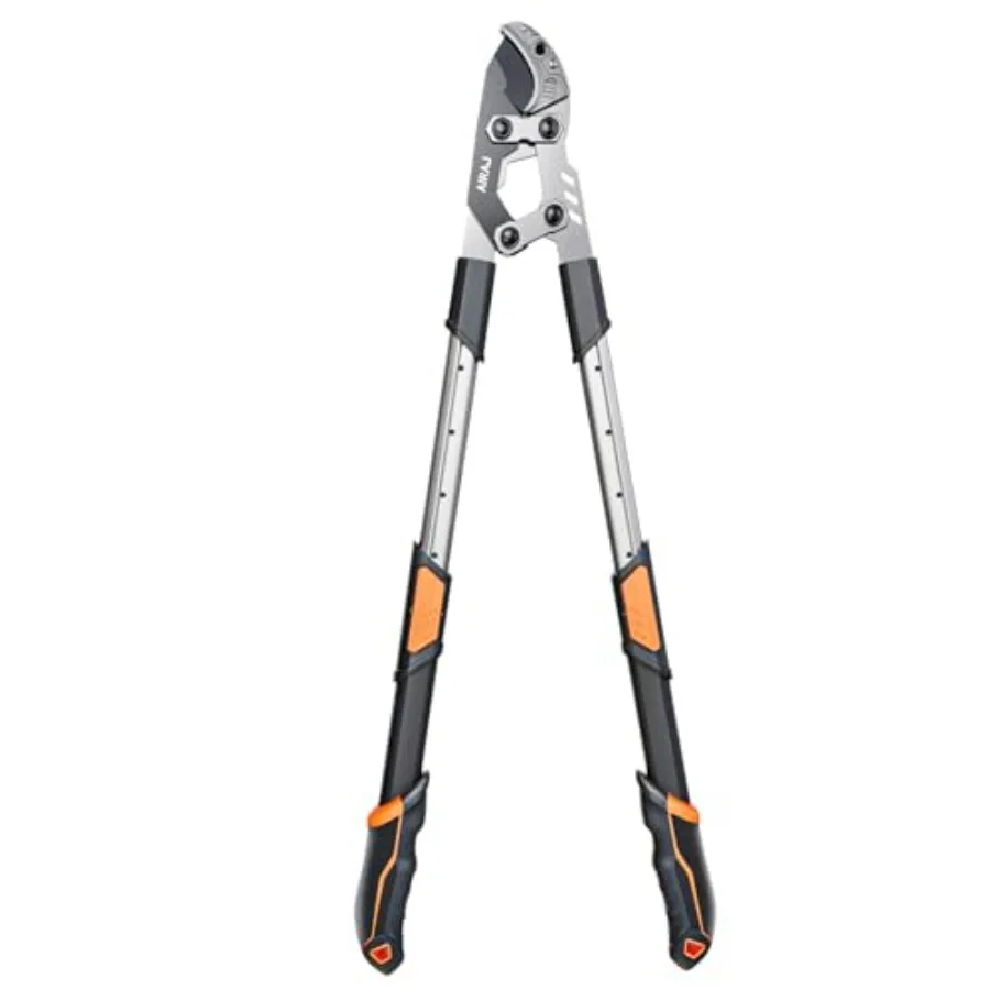 27-37'' Extendable Anvil LoppersTree Trimmer Heavy Duty with Compound Action Branch Cutter with 2" Cutting Capacity Chops Thick
27-37'' Extendable Anvil LoppersTree Trimmer Heavy Duty with Compound Action Branch Cutter with 2" Cutting Capacity Chops Thick