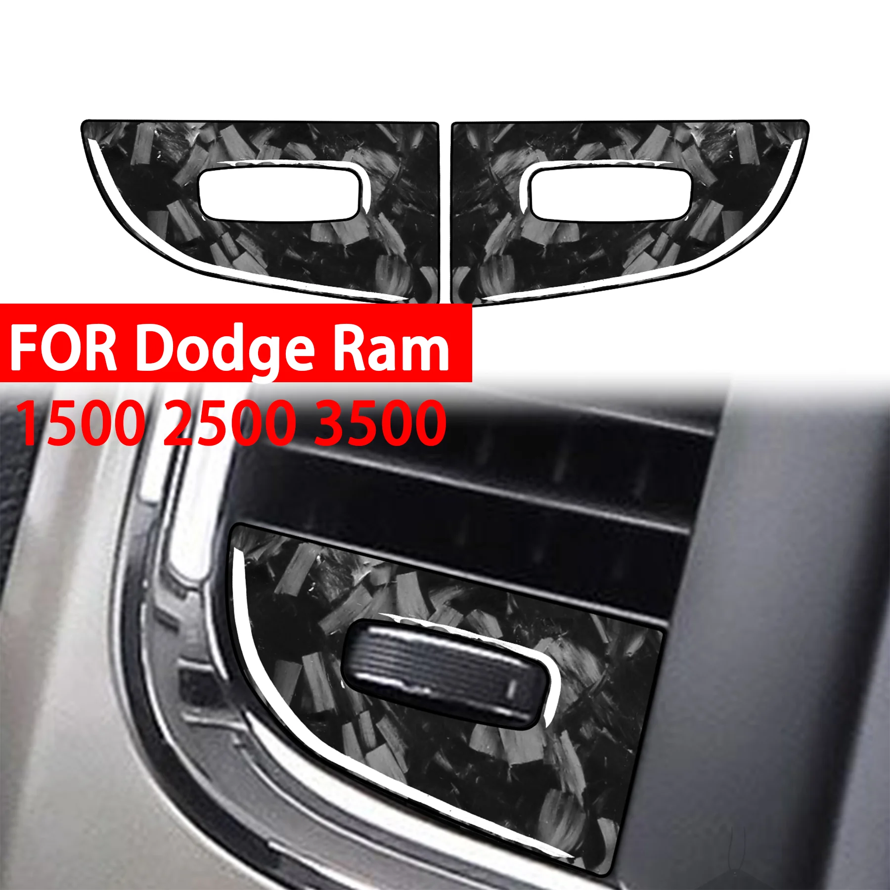 FOR Dodge Ram 1500 2500 3500 13-18 Forged Carbon Fiber Car Central Air Outlet Knob Panel Interior Decoration Accessories Sticker
FOR Dodge Ram 1500 2500 3500 13-18 Forged Carbon Fiber Car Central Air Outlet Knob Panel Interior Decoration Accessories Sticker