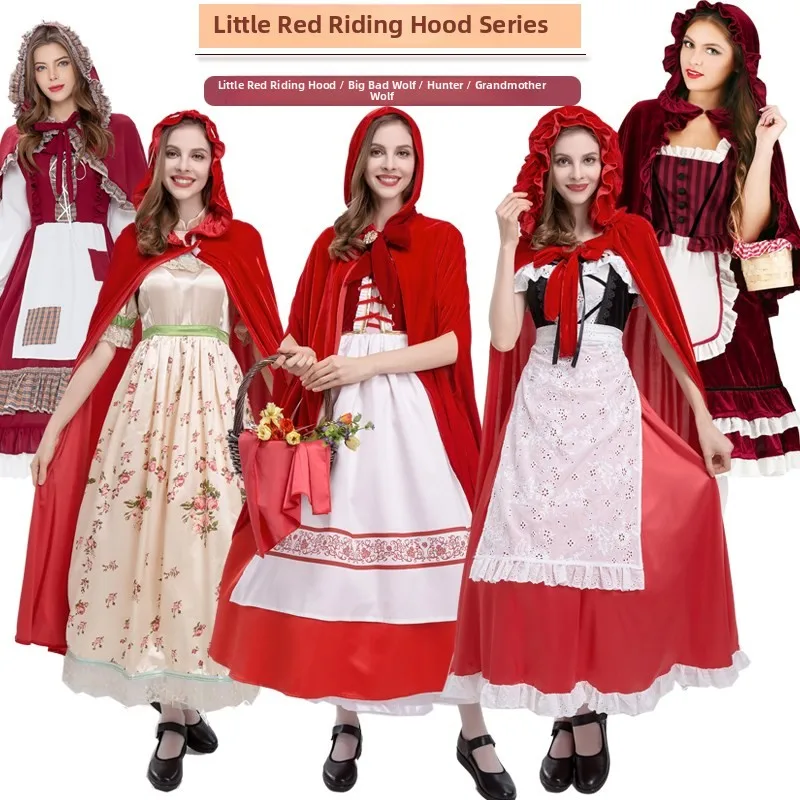 New Adult Red Hat Costume Women's Company Annual Performance Stage Halloween Masquerade Ball Outfit Cosplay Traditional Ethni...
New Adult Red Hat Costume Women's Company Annual Performance Stage Halloween Masquerade Ball Outfit Cosplay Traditional Ethni...