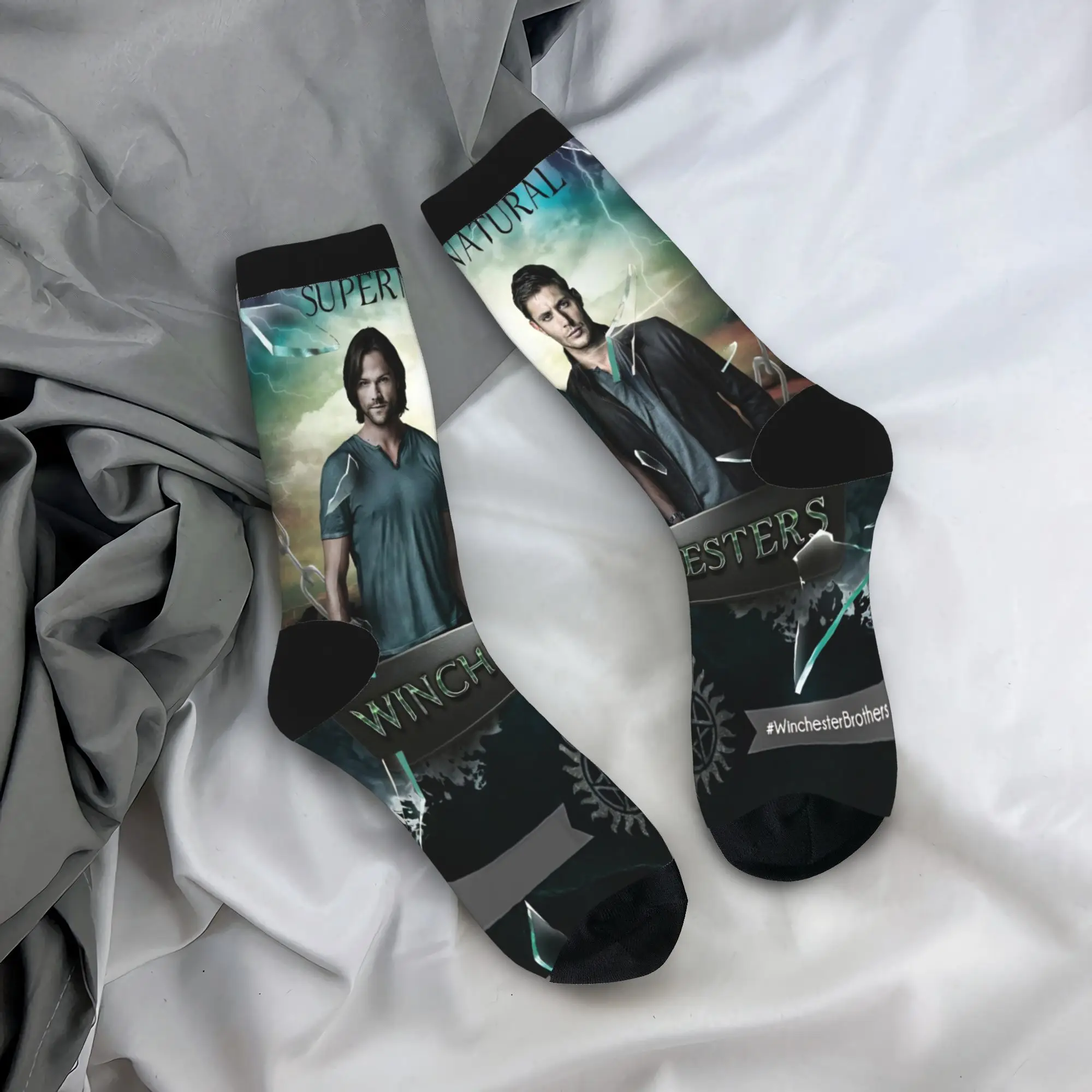 Dean Winchester Supernatural Television Socks Winter Stockings Novelty Couple Quality Socks Printed Outdoor Non Skid Socks
Dean Winchester Supernatural Television Socks Winter Stockings Novelty Couple Quality Socks Printed Outdoor Non Skid Socks
