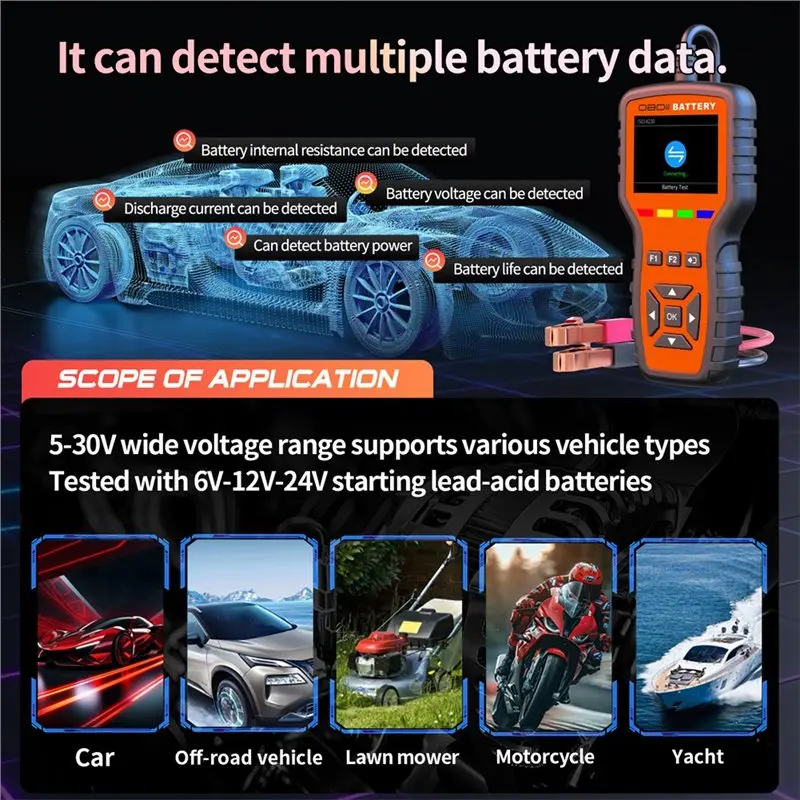 ABTD-K2PRO OBD2 Diagnostic Tool LCD Screen Display Multilingual Support For Battery Health Monitoring System
ABTD-K2PRO OBD2 Diagnostic Tool LCD Screen Display Multilingual Support For Battery Health Monitoring System