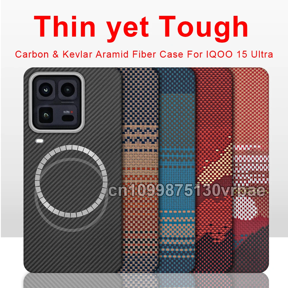For vivo iqoo 15 ultra carbon case 600d kevlar aramid fiber fabric ultra thin hard cover magnetic balck Slim light red
For vivo iqoo 15 ultra carbon case 600d kevlar aramid fiber fabric ultra thin hard cover magnetic balck Slim light red