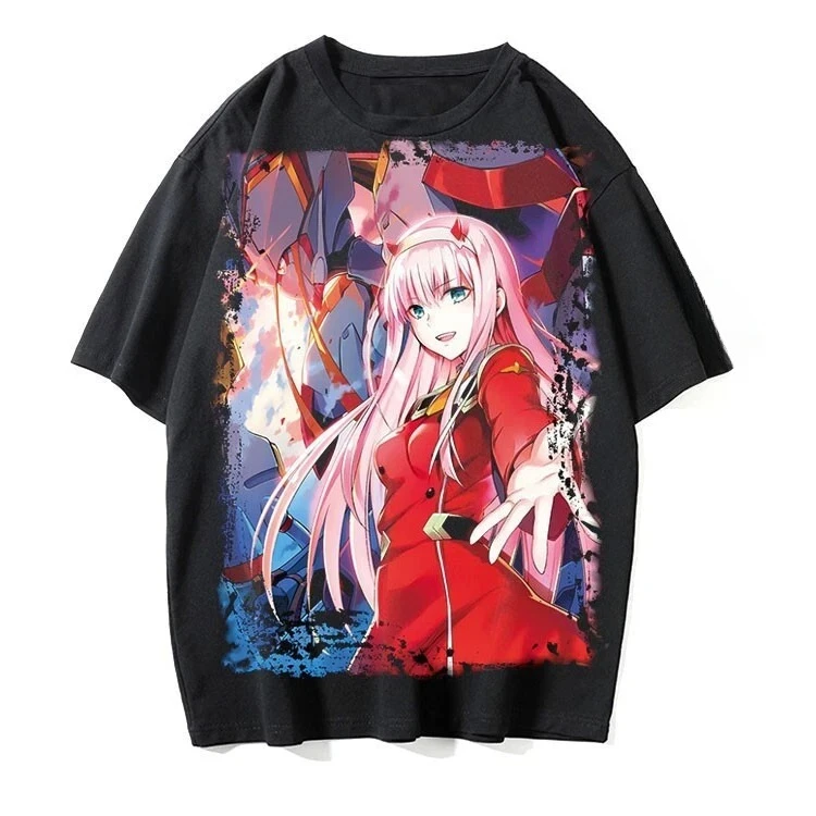 2026 summer DARLING in the FRANXX Zero Two 02 Anime T-shirt Men Women Vintage Oversized Streetwear Harajuku Casual Cotton Tee
2026 summer DARLING in the FRANXX Zero Two 02 Anime T-shirt Men Women Vintage Oversized Streetwear Harajuku Casual Cotton Tee